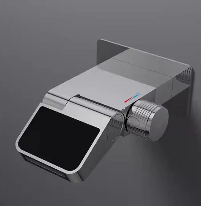 Modern Adjustable Flow Touchless LED Temperature Faucet - Image 7