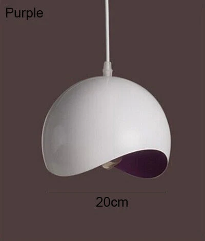 Modern Aluminum Eggshell Nordic Pendant Lamp - Image 11