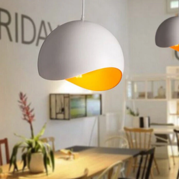 Modern Aluminum Eggshell Nordic Pendant Lamp - Image 2
