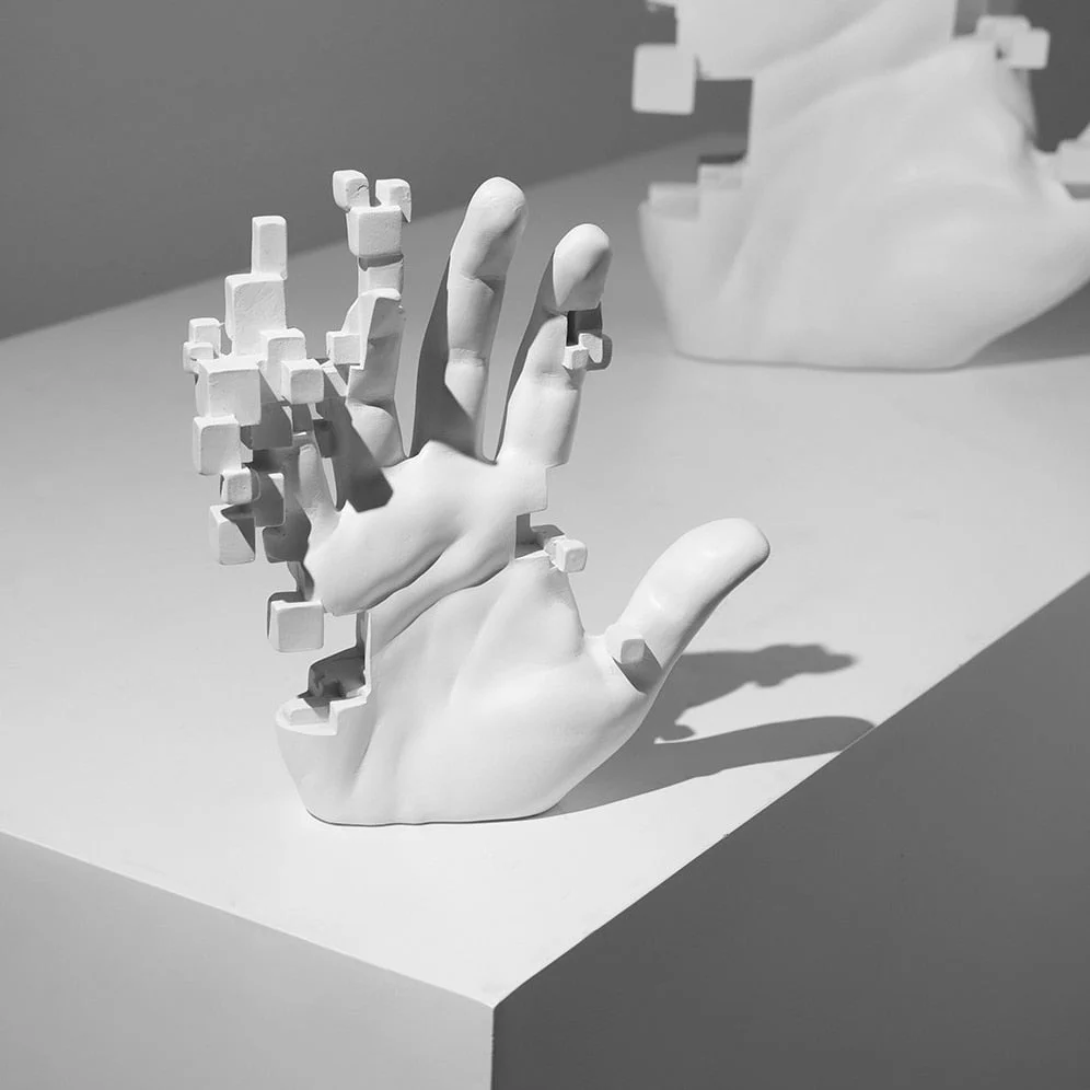 Modern Artful Touches Hand Statue Decor - Image 4