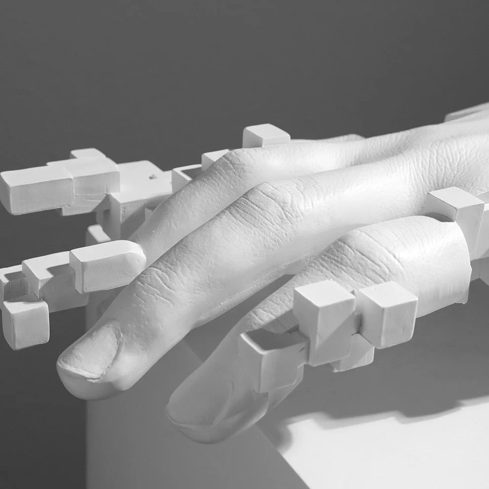 Modern Artful Touches Hand Statue Decor - Image 5