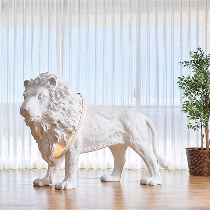 Modern Artistic Lion Pose Home Decorative Lamp - Image 4