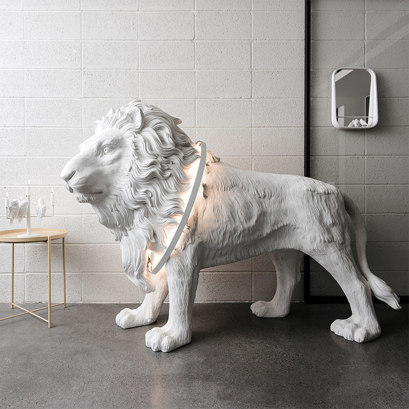 Modern Artistic Lion Pose Home Decorative Lamp - Image 5