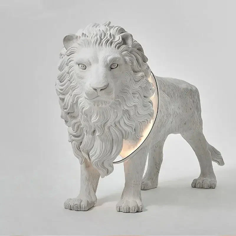 Modern Artistic Lion Pose Home Decorative Lamp - Image 6