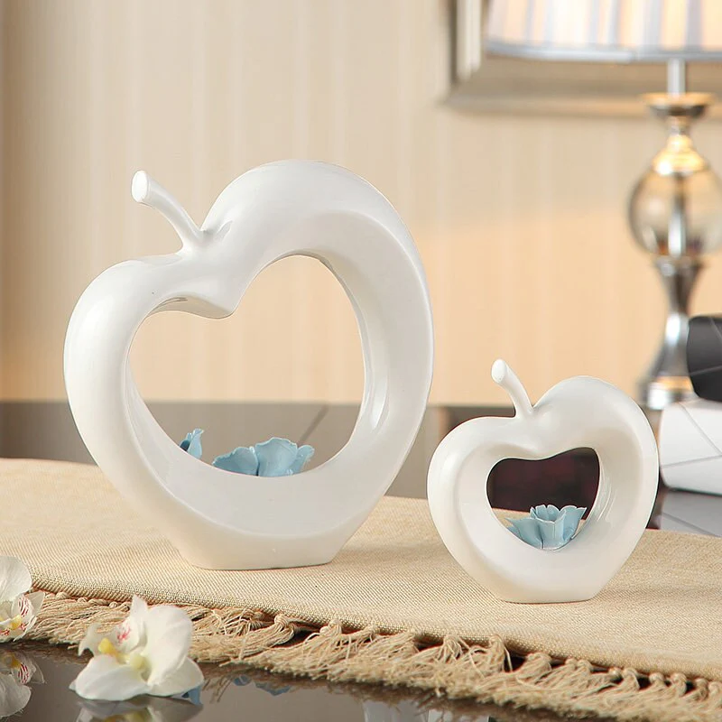 Modern Ceramic Love Apple Home Decor - Image 2