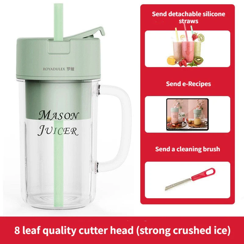 Modern Crush Blend Large Capacity Portable Juicer Cup - Image 3