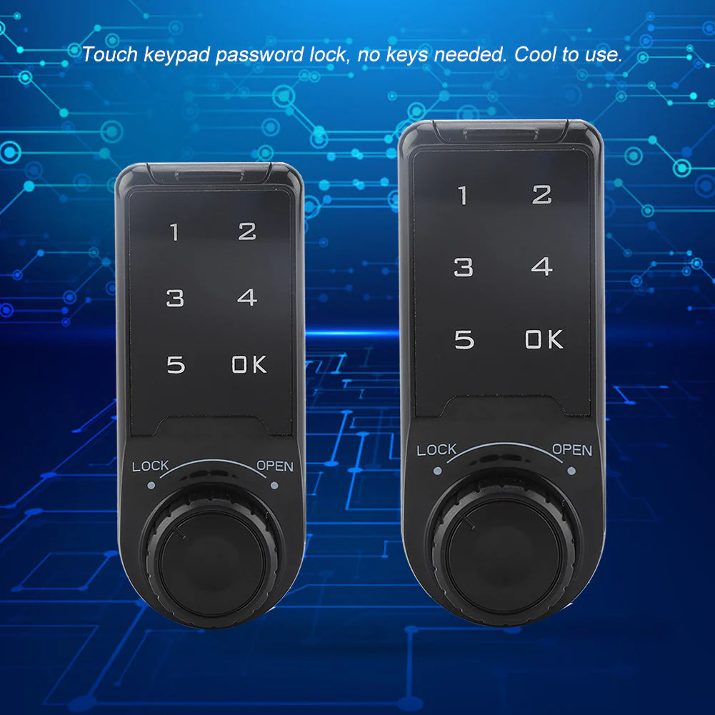 Modern Digital Keypad Cabinet Lock - Image 3