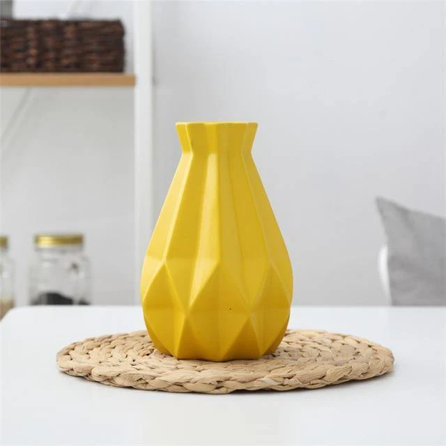 Modern Europe Brief Matt Diamond Porcelain Ceramic Vase - Image 17