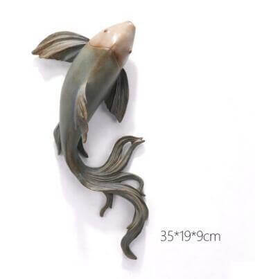 Modern Fengshui Resin 3D Wall Sticker Fish - Image 7