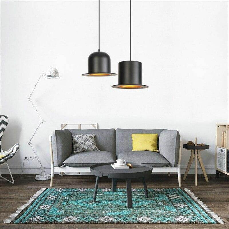 Modern Gentleman Hat Pendant Lamp - Image 6