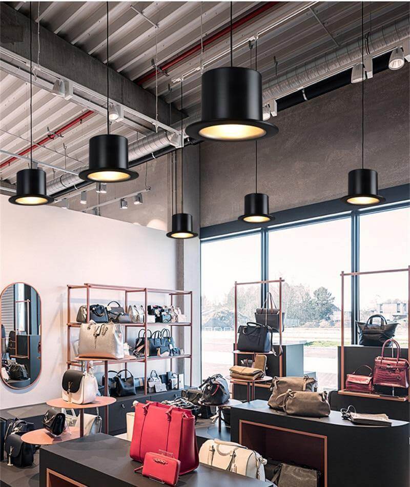 Modern Gentleman Hat Pendant Lamp - Image 9