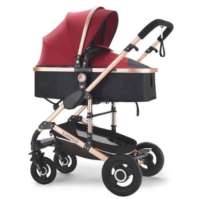 Modern High Landscape Multifunctional 3 in 1 Baby Stroller - Image 15