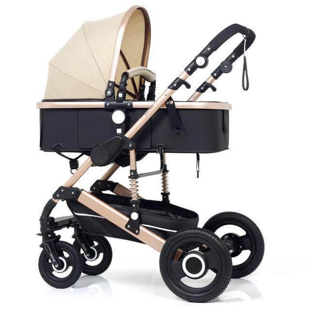 Modern High Landscape Multifunctional 3 in 1 Baby Stroller - Image 16