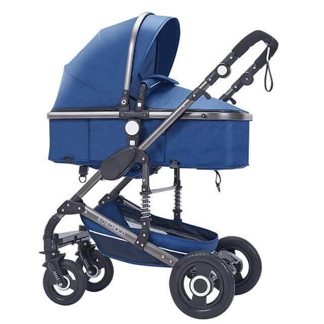Modern High Landscape Multifunctional 3 in 1 Baby Stroller - Image 4