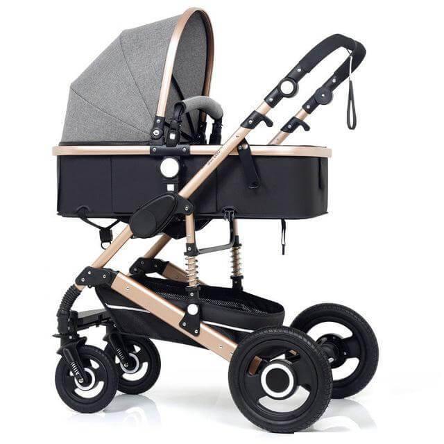 Modern High Landscape Multifunctional 3 in 1 Baby Stroller - Image 5