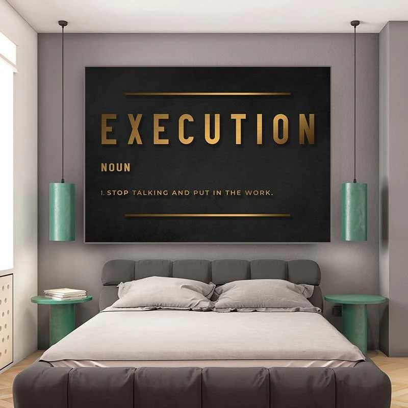 Modern Hustle Inspirational Canvas Wall Posters - Image 7