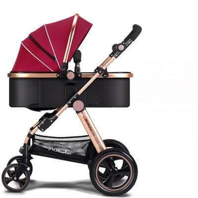 Modern Italian Style Foldable Baby Stroller - Image 3