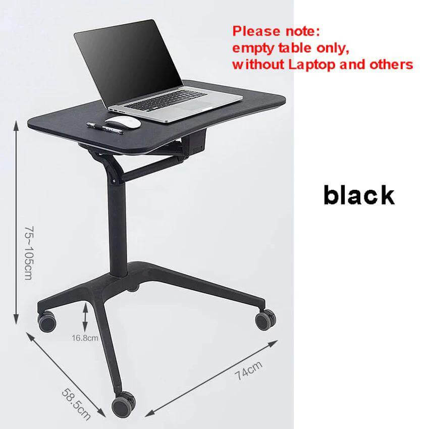 Modern Japanese Movable Adjustable Sit/Stand Desk - Image 5