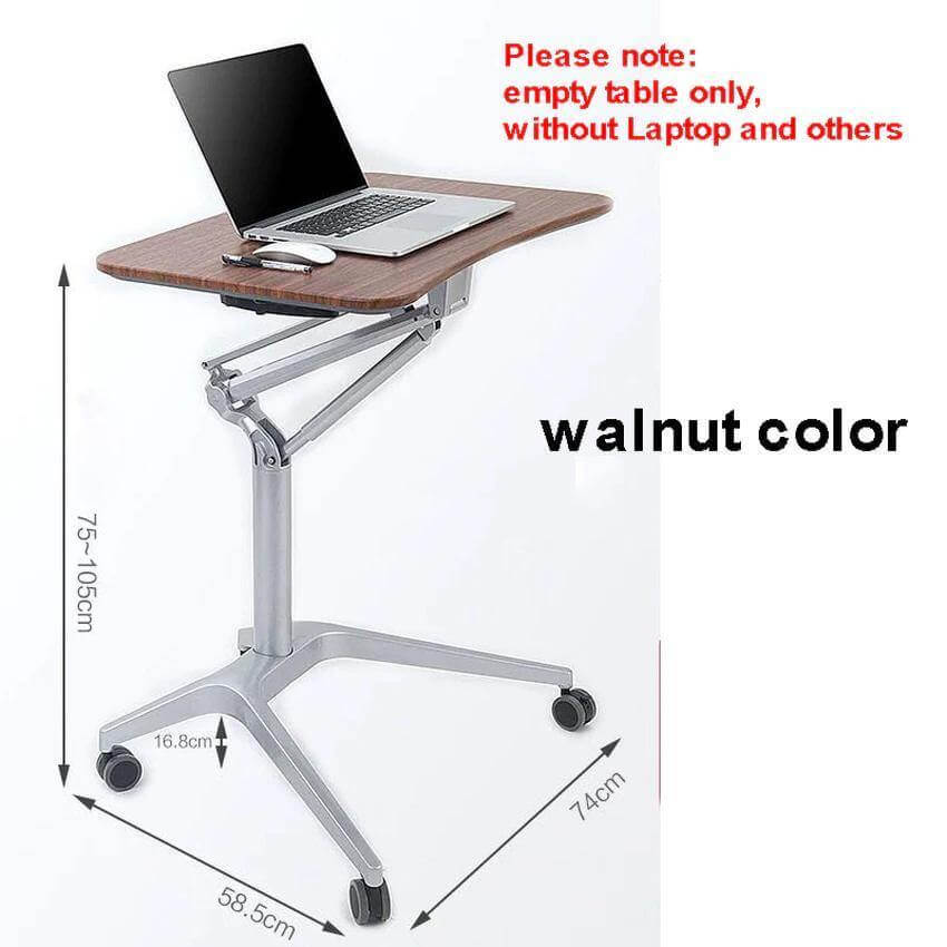 Modern Japanese Movable Adjustable Sit/Stand Desk - Image 6