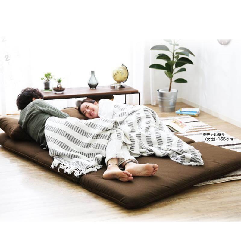 Modern Japanese Style Floor Legless Floor Futon Sofa - Image 9