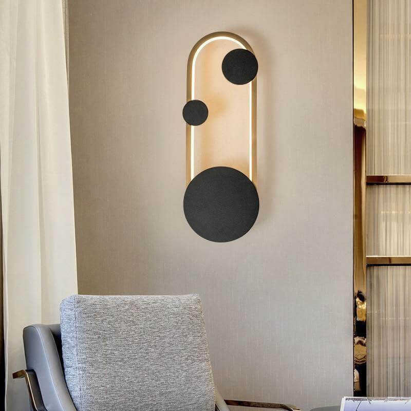 Modern Led Creative Nordic Earthly Wall Lamp - Image 3