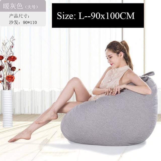 Modern Look Loft Style Pouf One Seat Bean Bag - Image 2