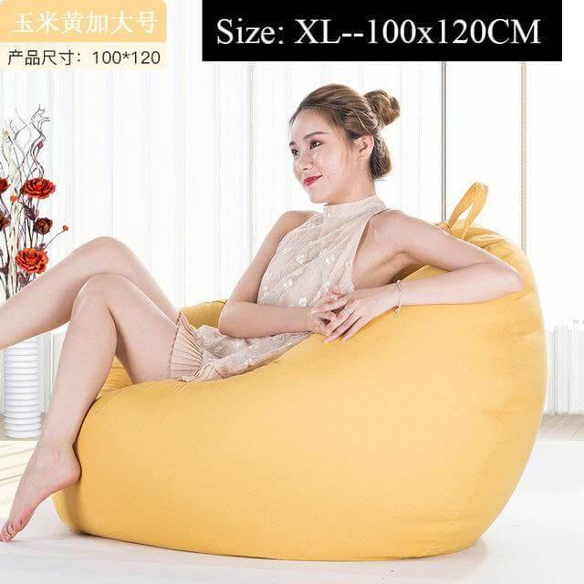 Modern Look Loft Style Pouf One Seat Bean Bag - Image 21
