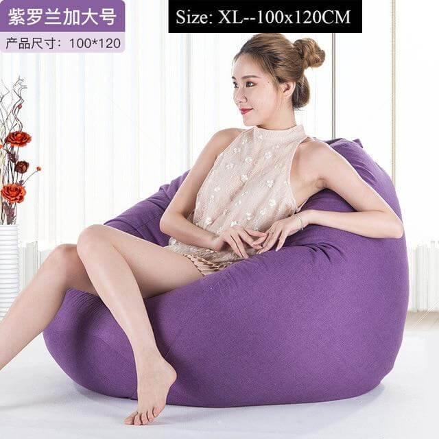 Modern Look Loft Style Pouf One Seat Bean Bag - Image 28