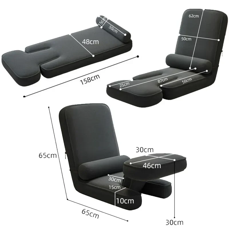Modern Lounge Multifunctional Lazy Floor Chair - Image 6