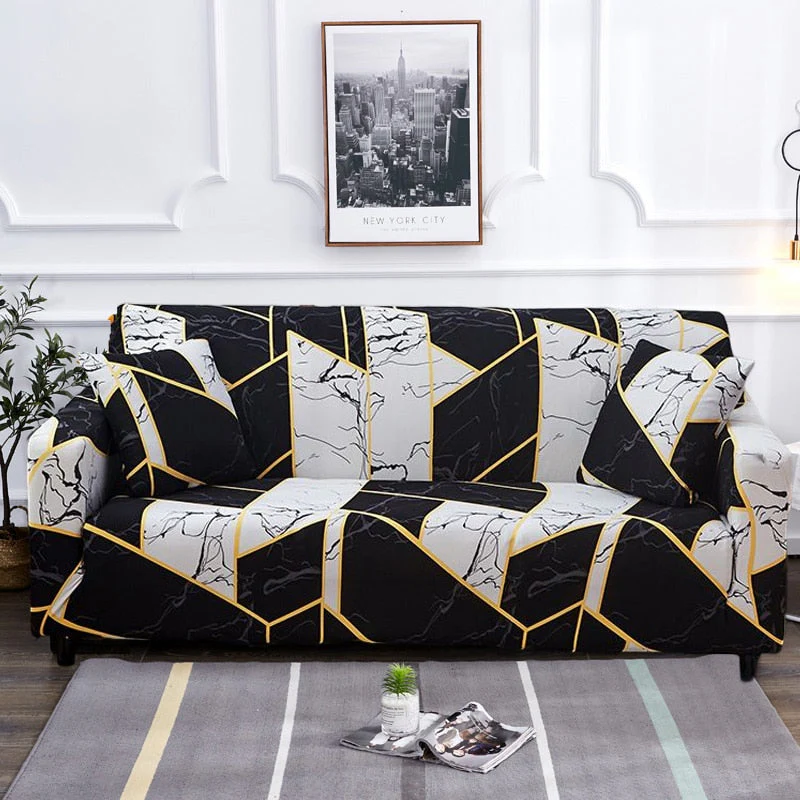 Modern Non-slip Colorful Elastic Sofa Cover - Image 12