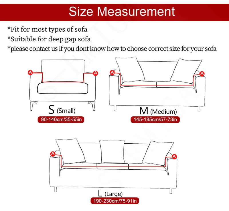 Modern Non-slip Colorful Elastic Sofa Cover - Image 6