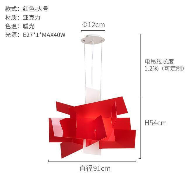 Modern Nordic Acrylic Hanging Pendant Lights - Image 2