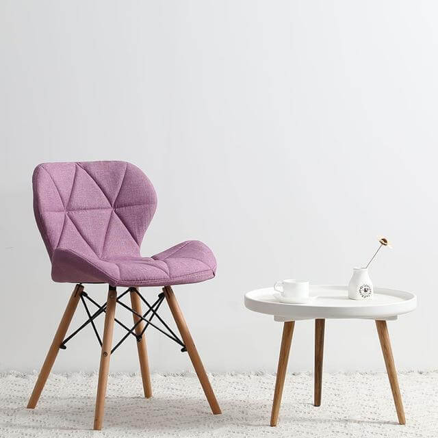 Modern Nordic Leather Wood Chair - Image 18