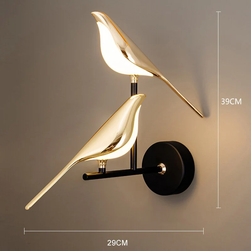 Modern Nordic Wall Bird Lamp - Image 3