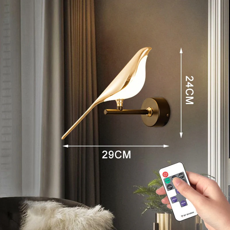 Modern Nordic Wall Bird Lamp - Image 6