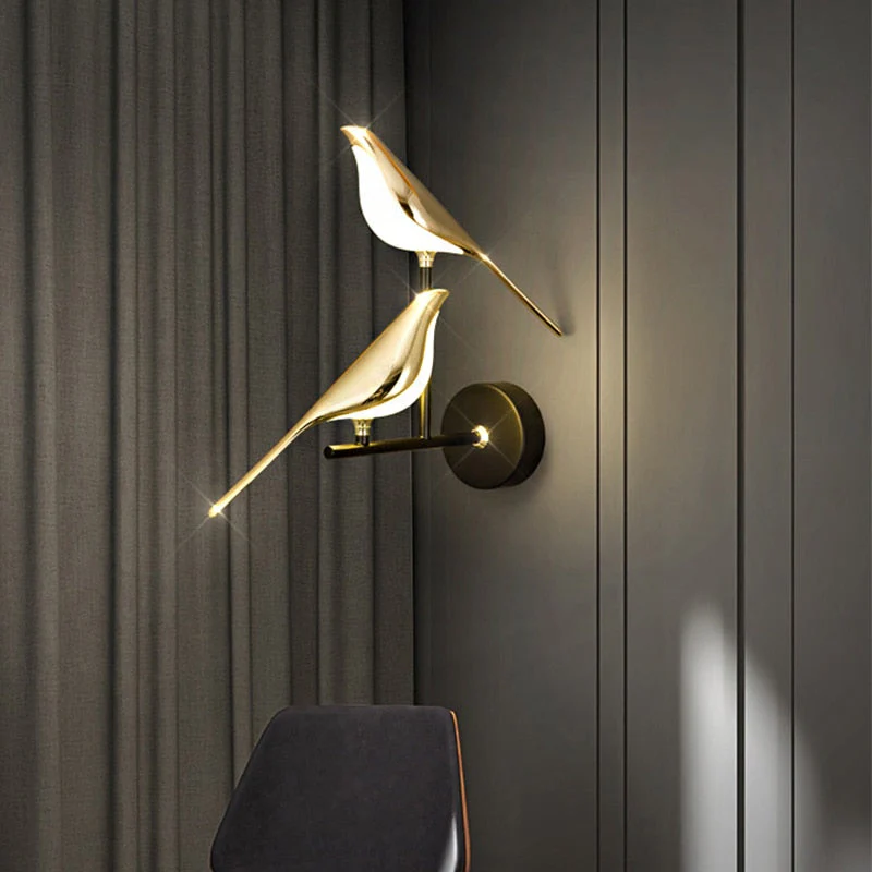 Modern Nordic Wall Bird Lamp - Image 9