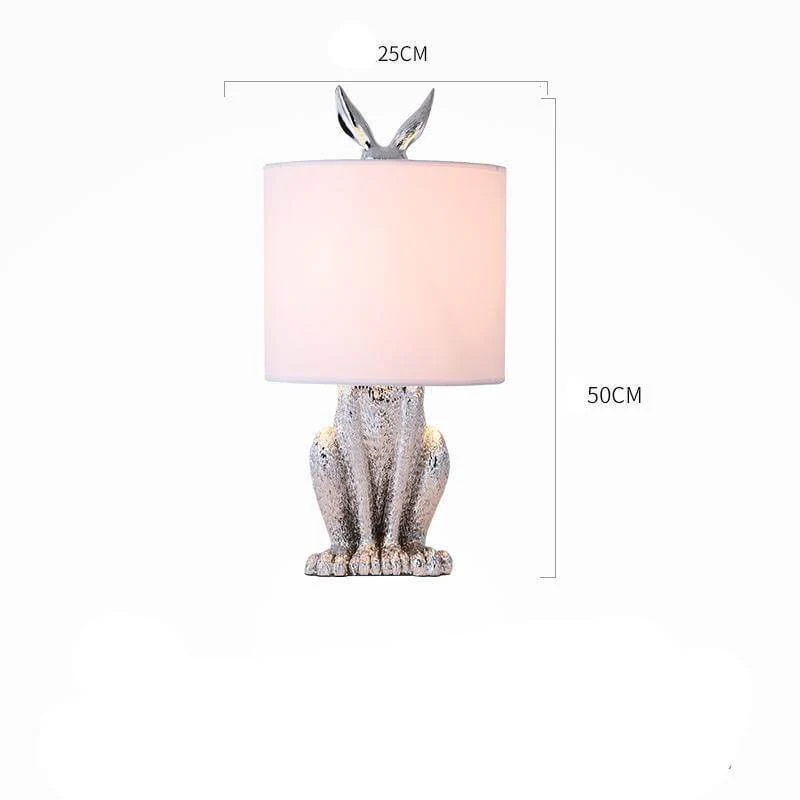 Modern Rabbit Fairytale Resin Table Lamp - Image 7