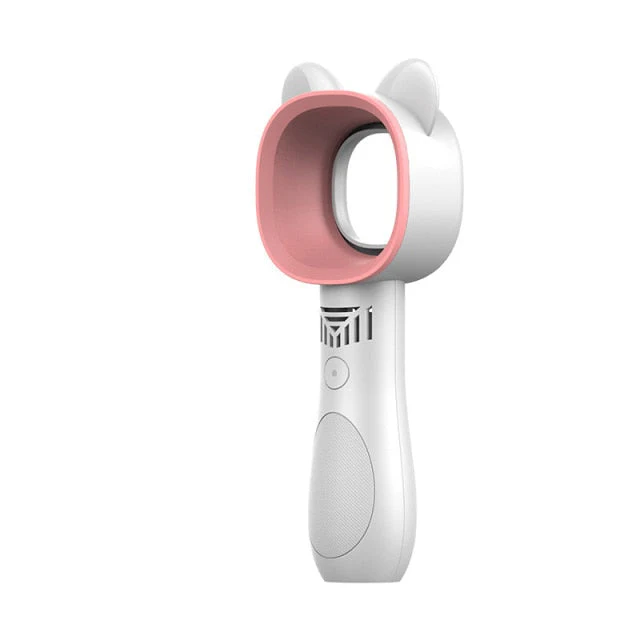 Modern Rechargeable Mini Cat Bladeless Fan - Image 10