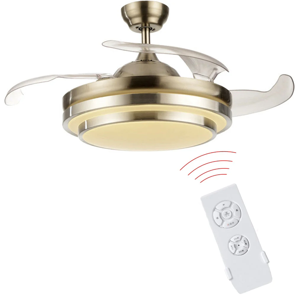 Modern Remote Controlled LED Ceiling Fan Lamp - Image 2