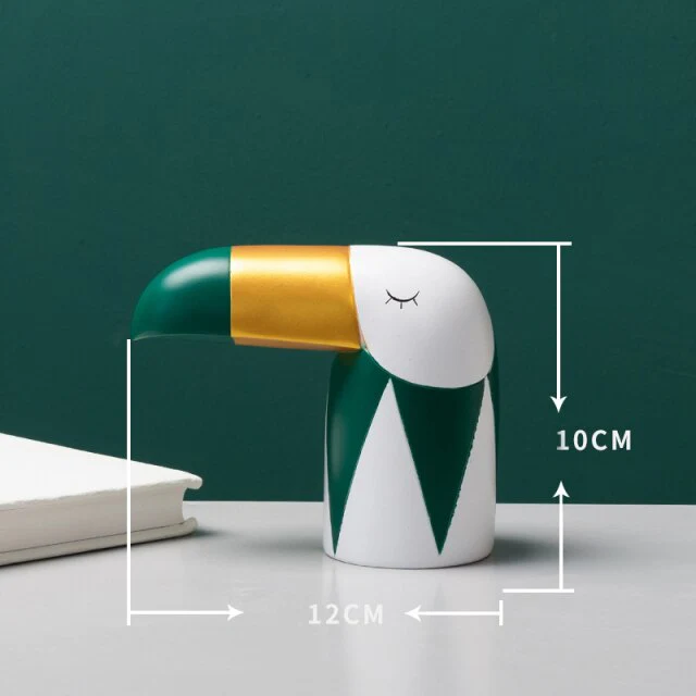 Modern Resin Bird Figurine Statues - Image 8