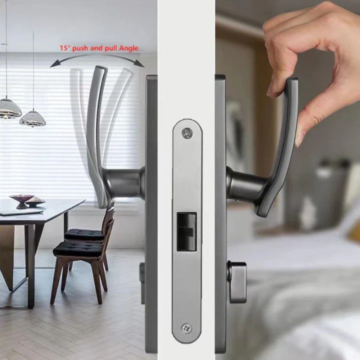 Modern Style Open Luxury Door Handle Lock - Image 3