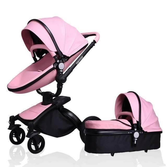 Modern Stylish Aluminium 3 in 1 Two way Baby Stroller - Image 8