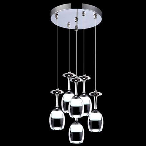 Modern Wine Glass Shaped Pendant Lights - Image 2
