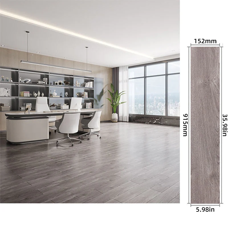Modern Wood Grain PVC Self-Adhesive Floor Sticker - Image 10