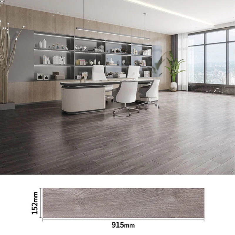 Modern Wood Grain PVC Self-Adhesive Floor Sticker - Image 3