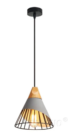 Modern Wooden Cone Pendant Lights - Image 8