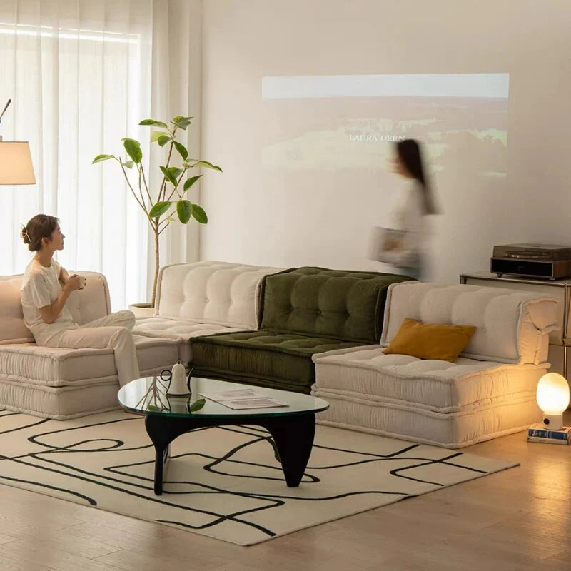 Modular Comfort Lazy Legless Sofa - Image 5