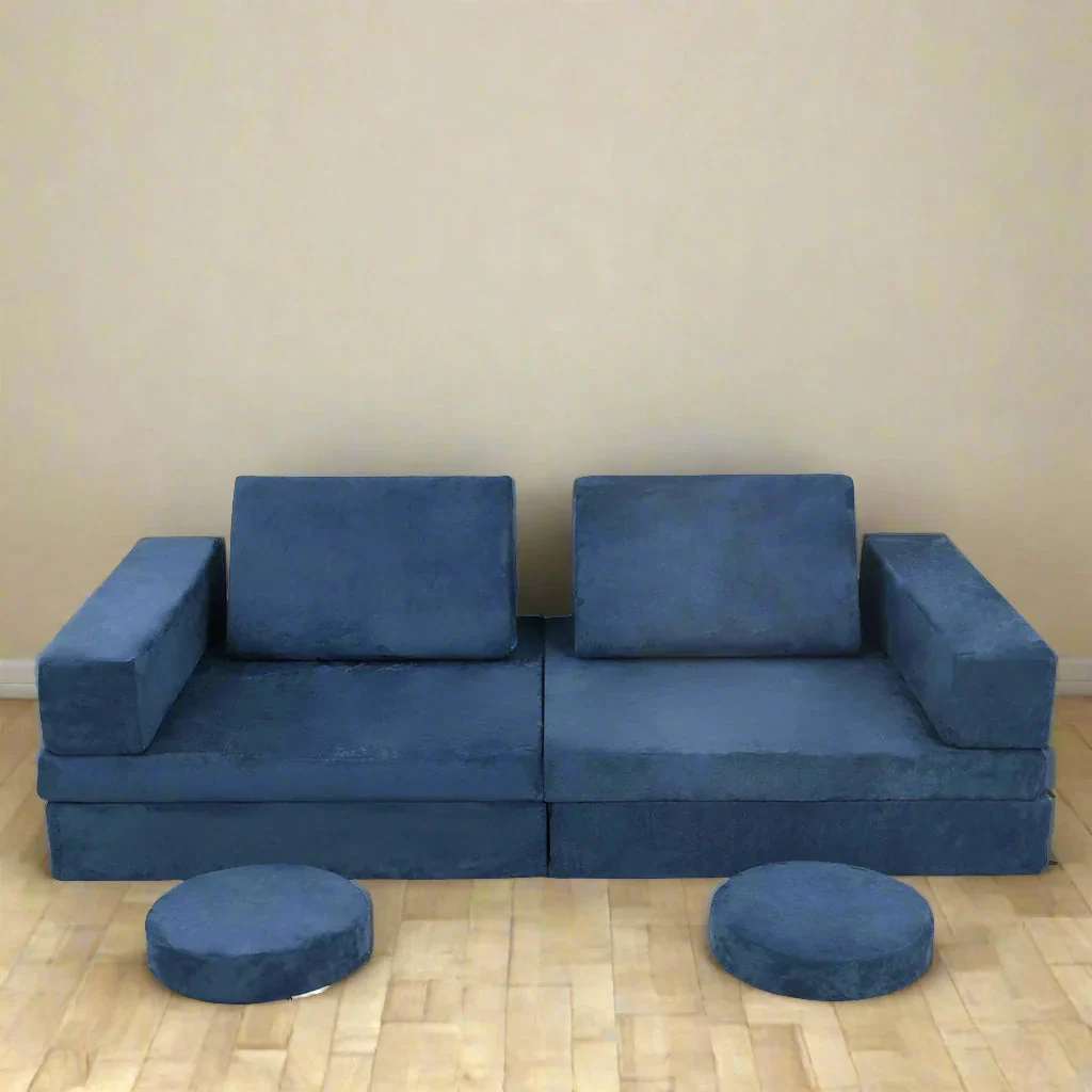 Modular Foam Foldable Couch Play Mattress Sofa - Image 2
