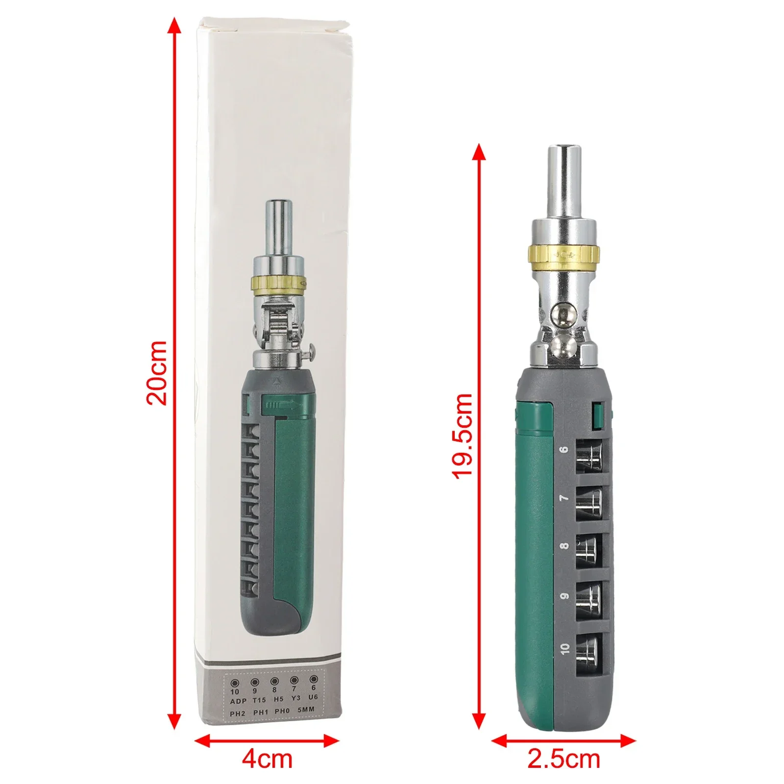 Modular Head Ratchet Screwdriver Tool Set - Image 5