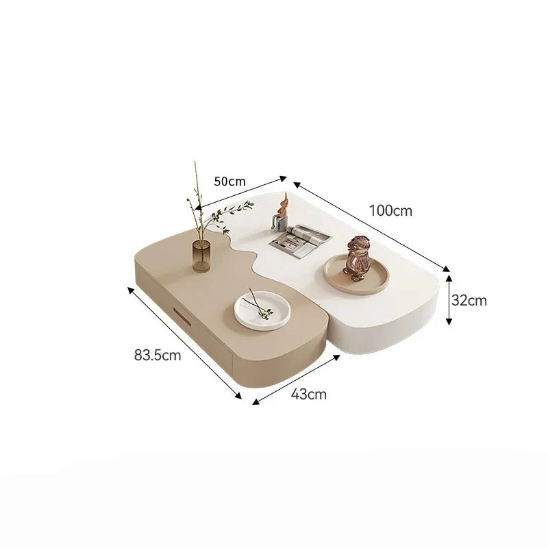 Modular Interlocking Duo Coffee Table - Image 6